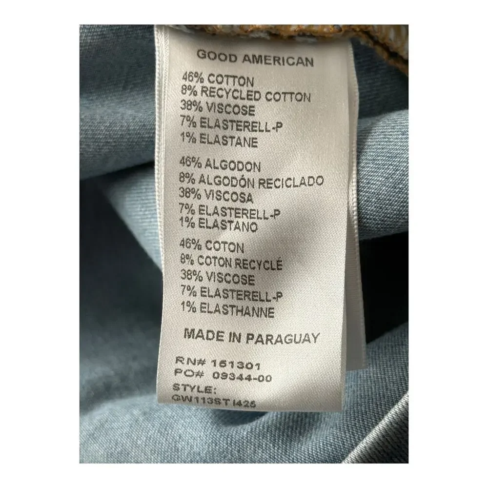 Good American jeans Good Waist skinny light blue Plus size 28